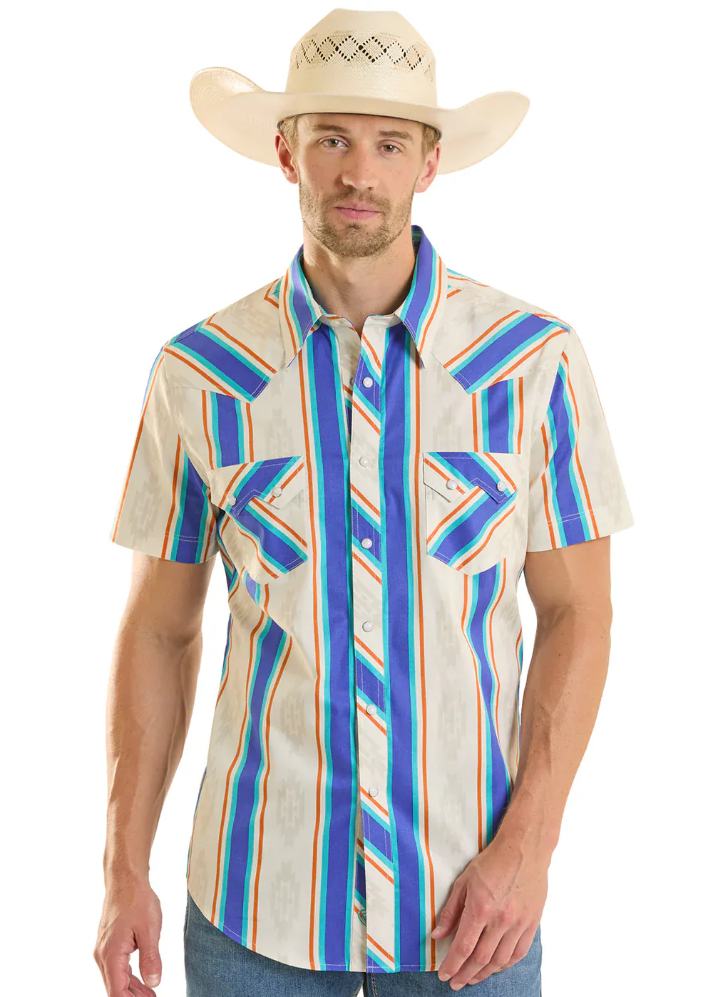 Striped Brushed Shirt by Rock & Roll