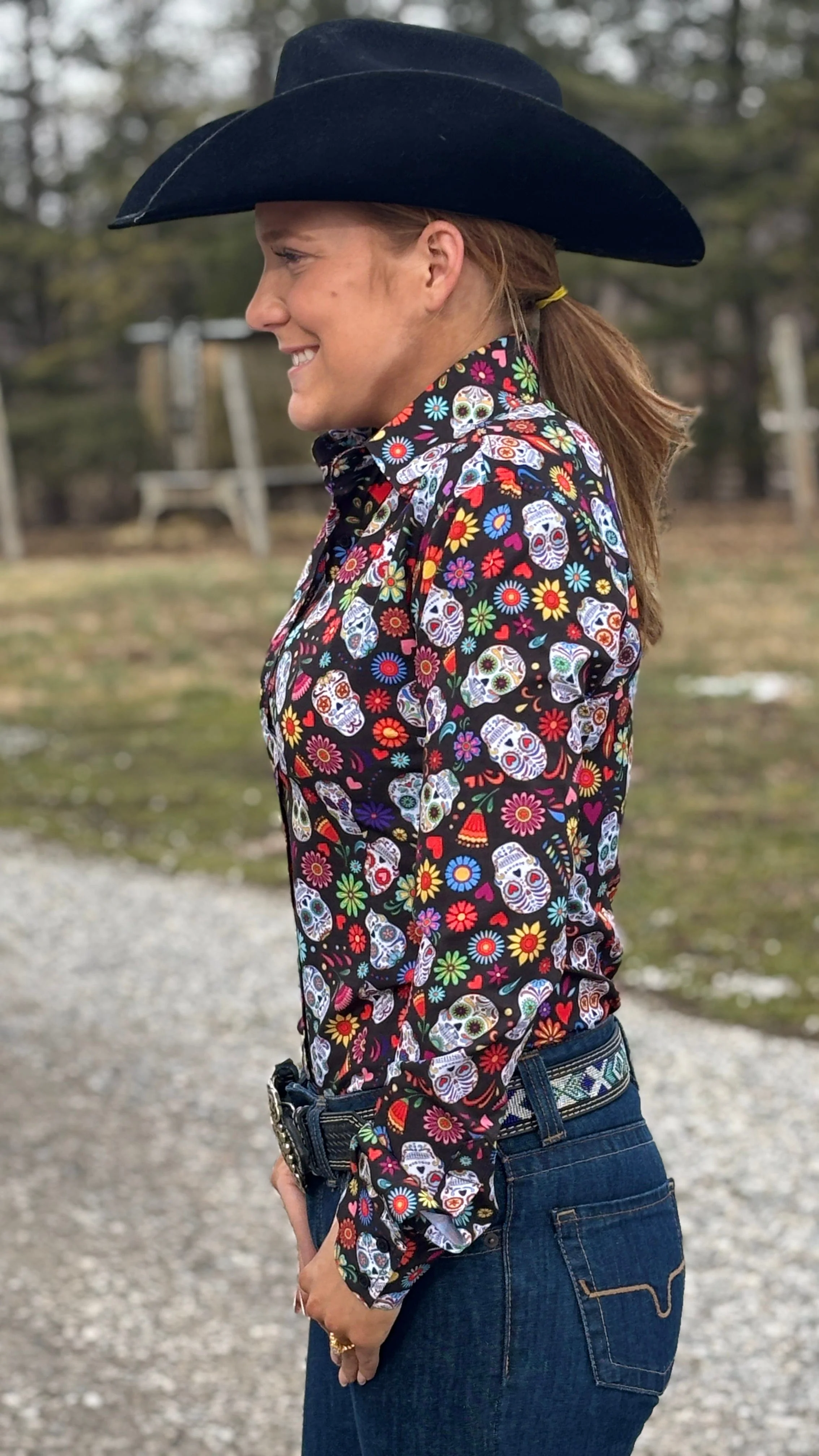 Sugar Skull Easy Care Shirt - Image 3
