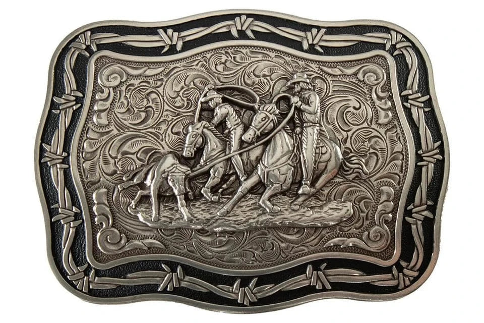 Team Roper Belt Buckle