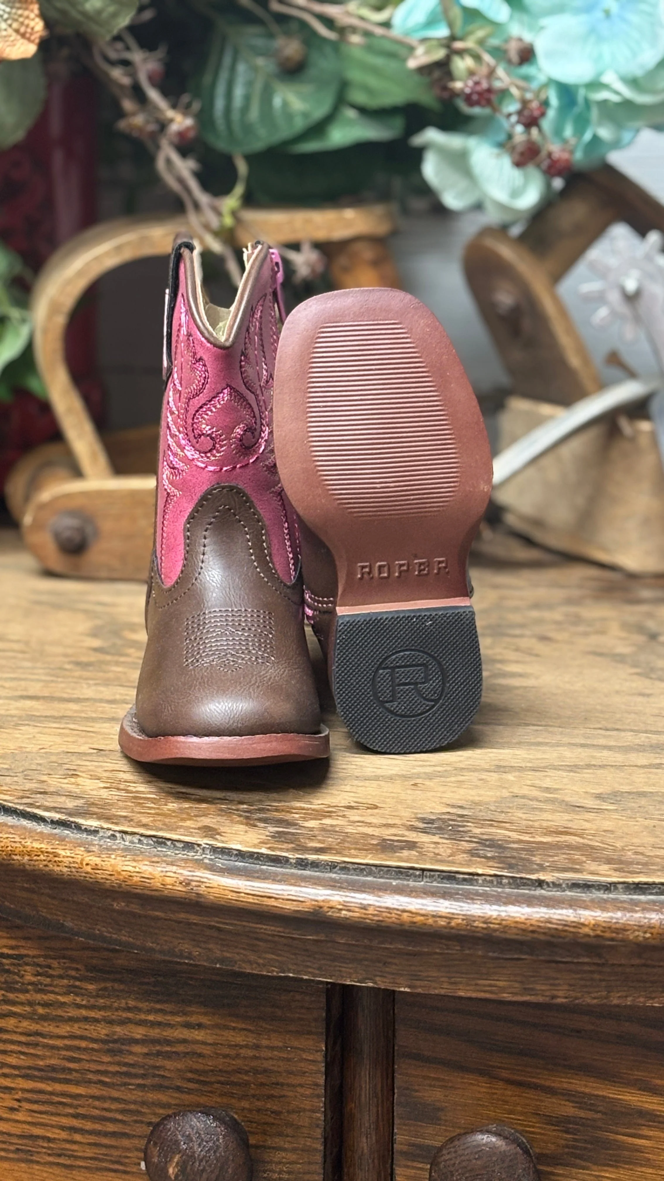 Texsis Boots by Roper ~Pink - Image 3