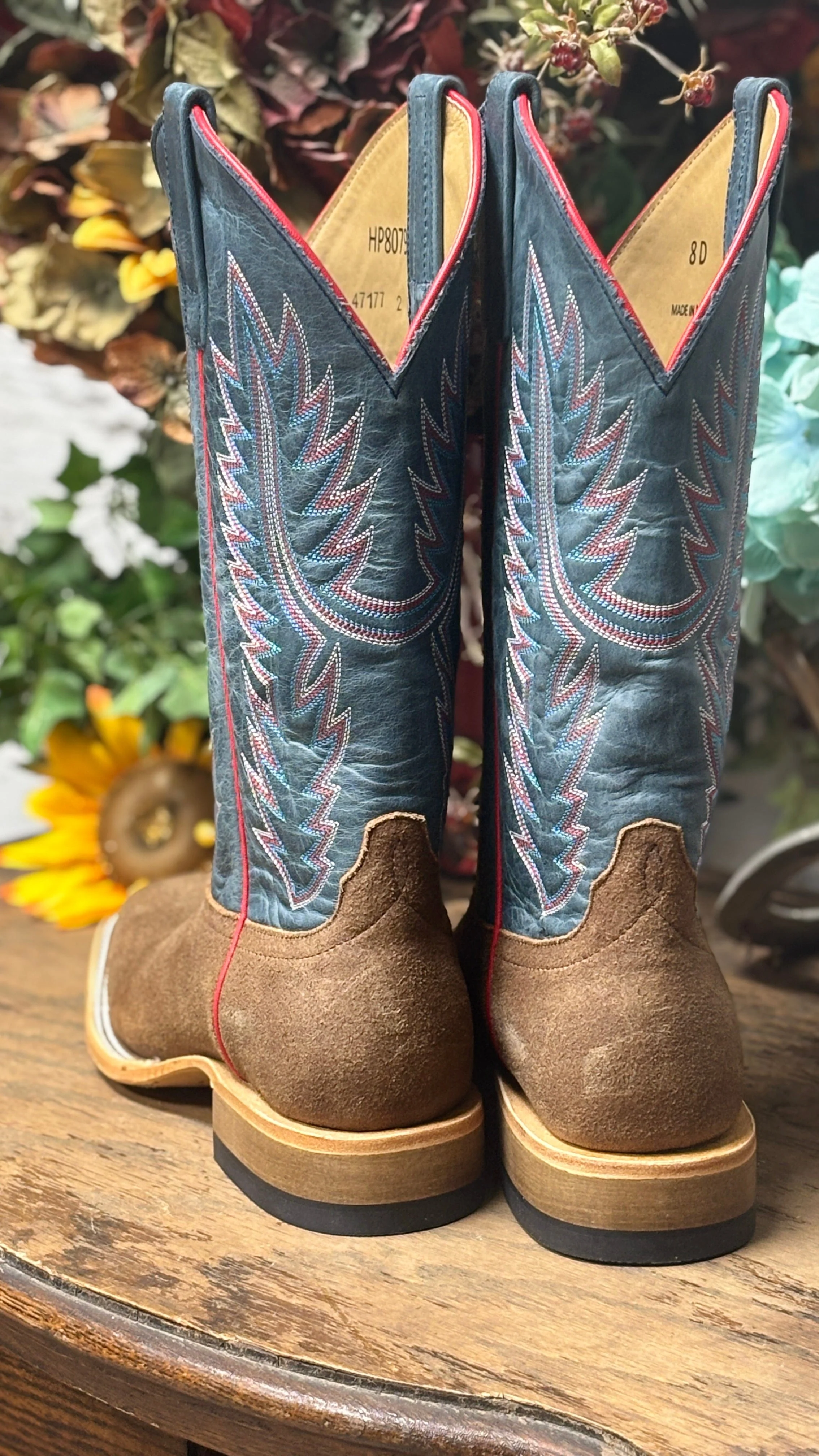 Tobaco Suede Boots by Horse Power - Image 2