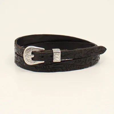 Tooled Leather Hat Band