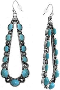 Turquoise Raindrop Earrings