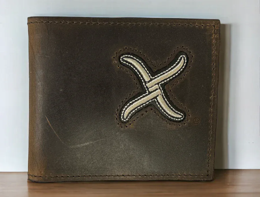 Twisted X Bifold Wallet ~ White