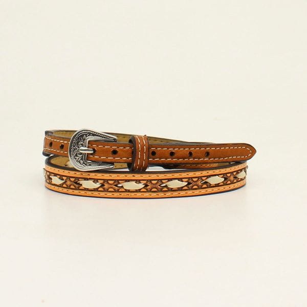 Twister Tooled W/Rawhide Stitching Hatband