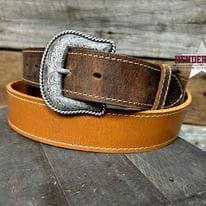 Two Tone Leather Belt