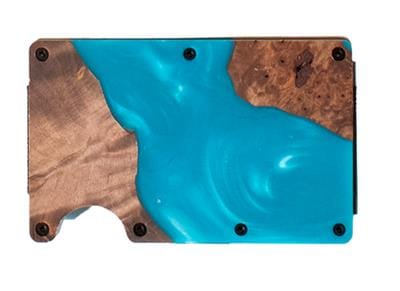 Utility Wallet ~ Wood Resin