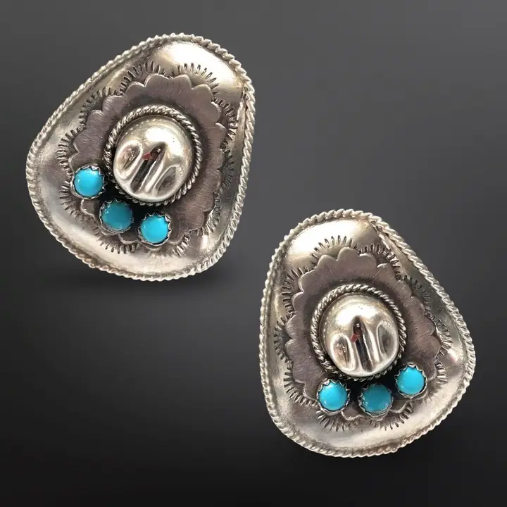 Western Cowboy Hat Earrings
