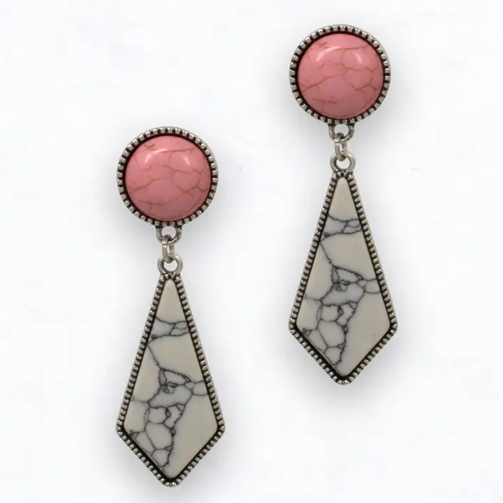 Western Geometric Drop Earrings