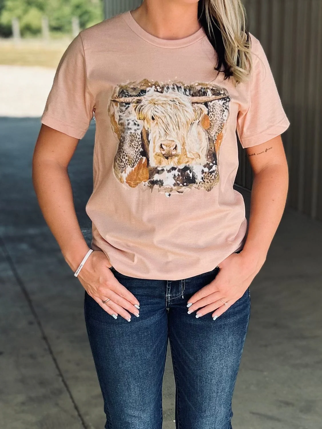 Western Highland Cow Tee
