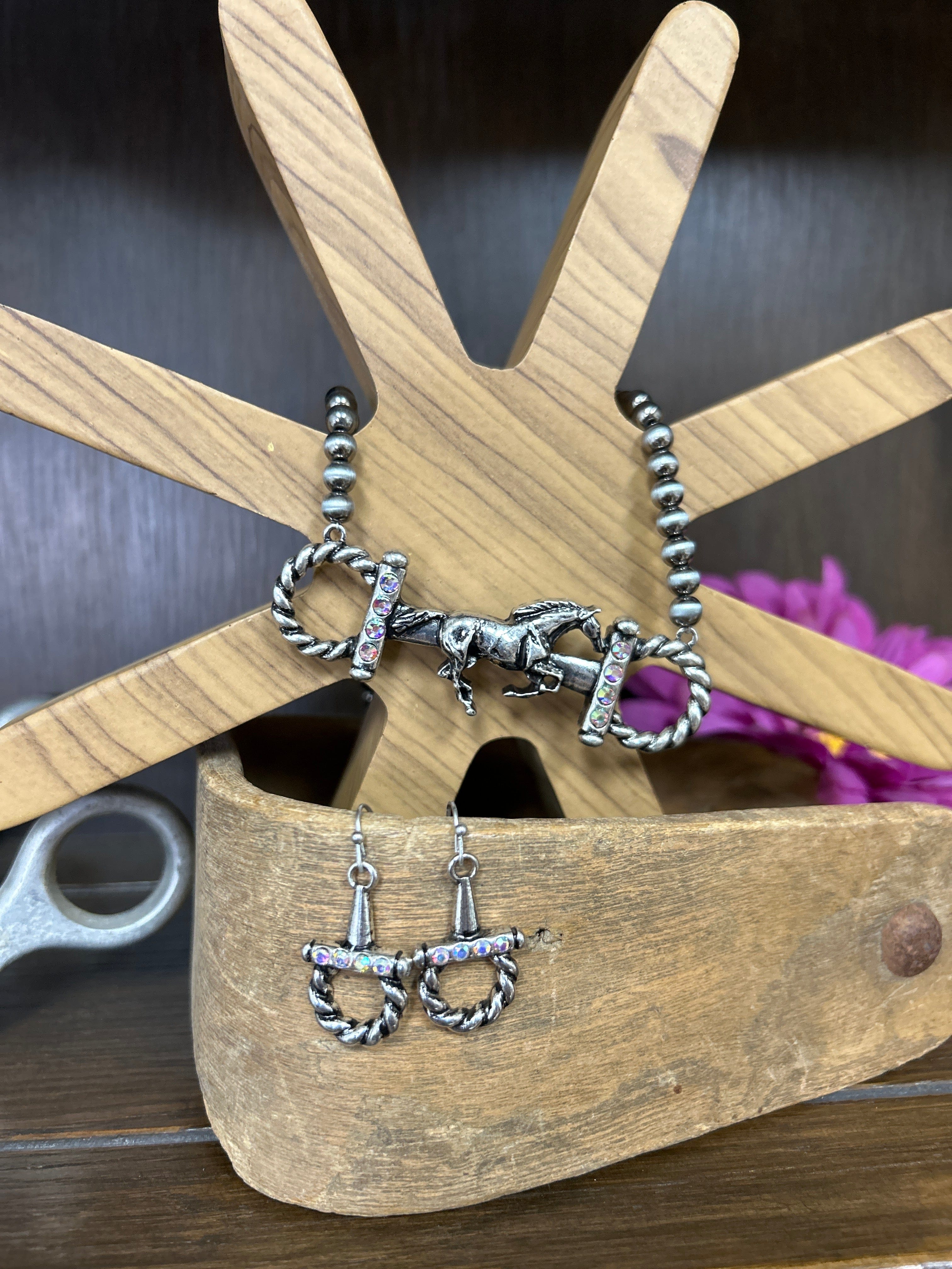Western Horsebit Navajo Necklace