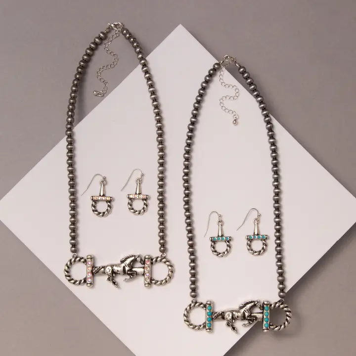 Western Horsebit Navajo Necklace - Image 3
