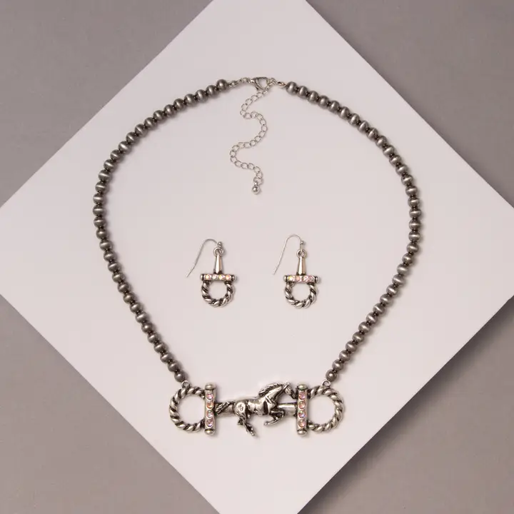 Western Horsebit Navajo Necklace - Image 4