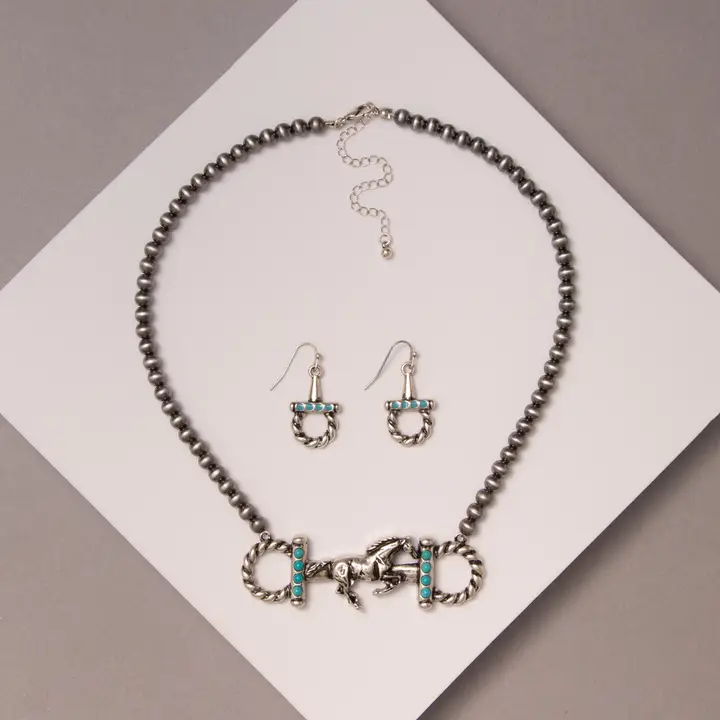 Western Horsebit Navajo Necklace - Image 5
