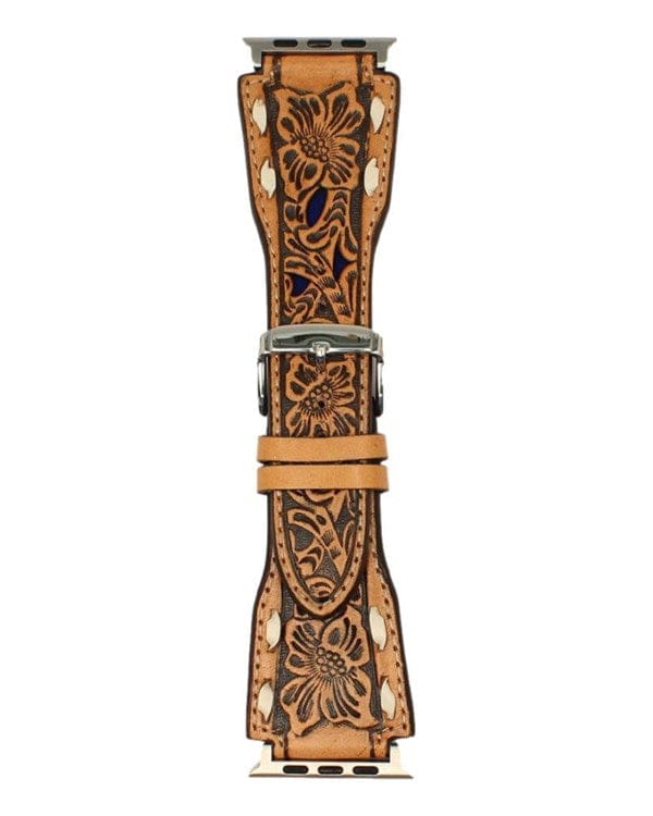 Western Leather Watch Band ~ Buckstitch