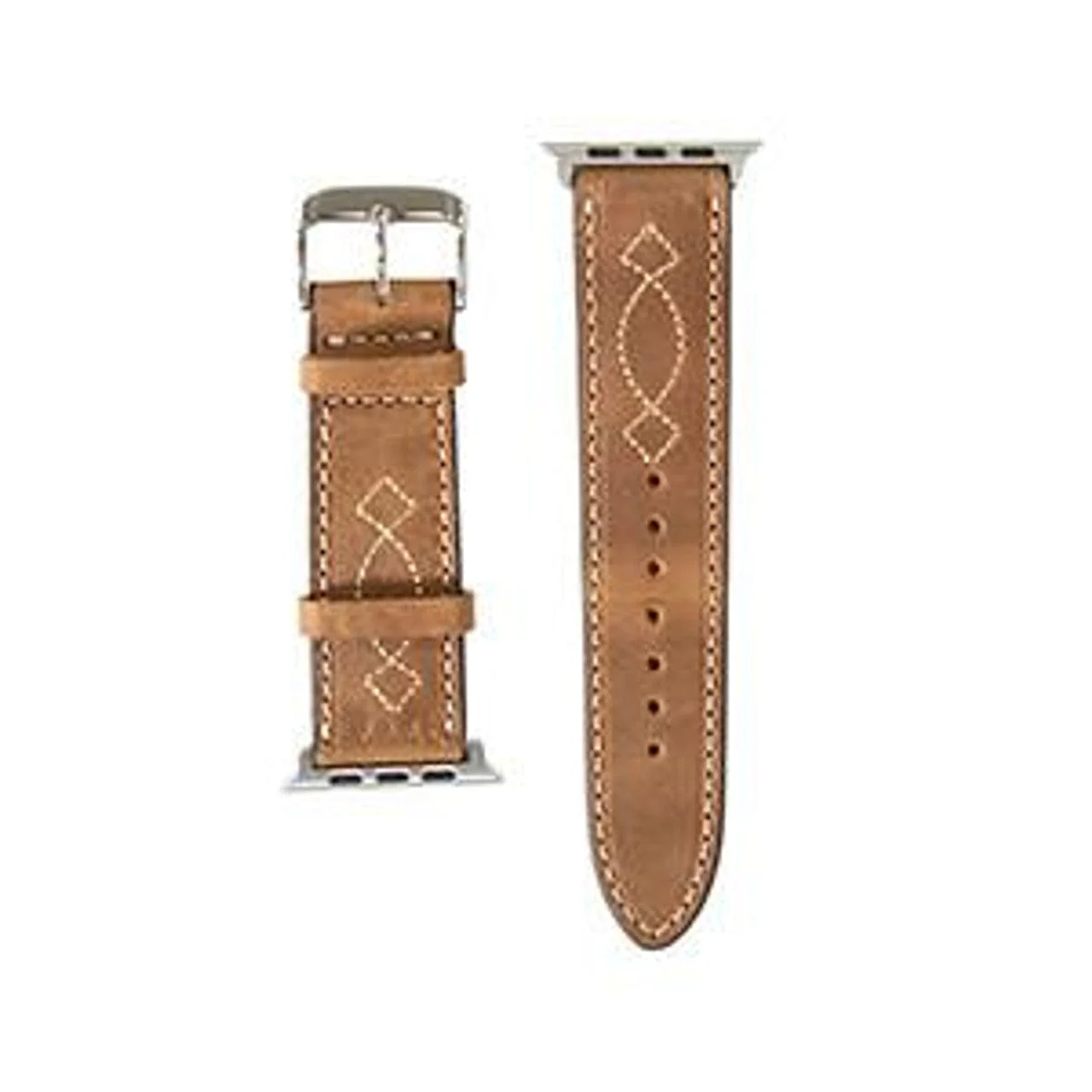Western Leather Watch Band ~ Embroidered
