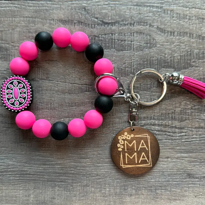Western Mama Keychain