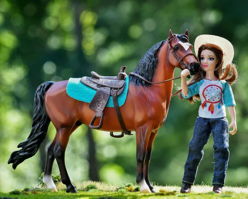 Breyer Western Rider ~ Natalie W/Tack
