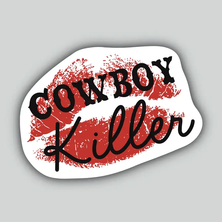 Western Sticker ~ Cowboy Killer