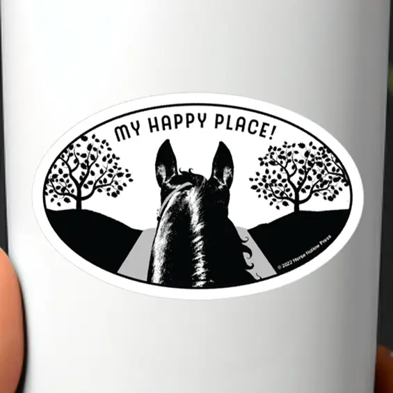 Western Sticker ~ Happy Place