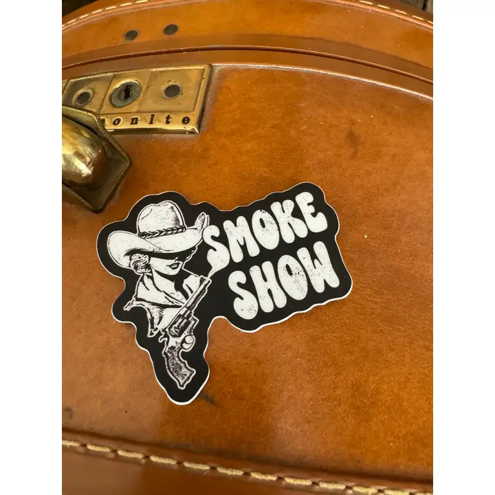 Western Sticker ~ Smoke Show Cowgirl