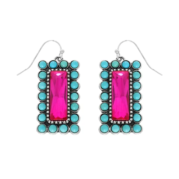 Western Vertical Bar Earrings - Image 3