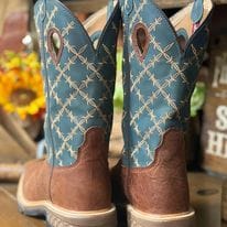 Western Work Boots by Twisted X ~ Mocha - Image 2