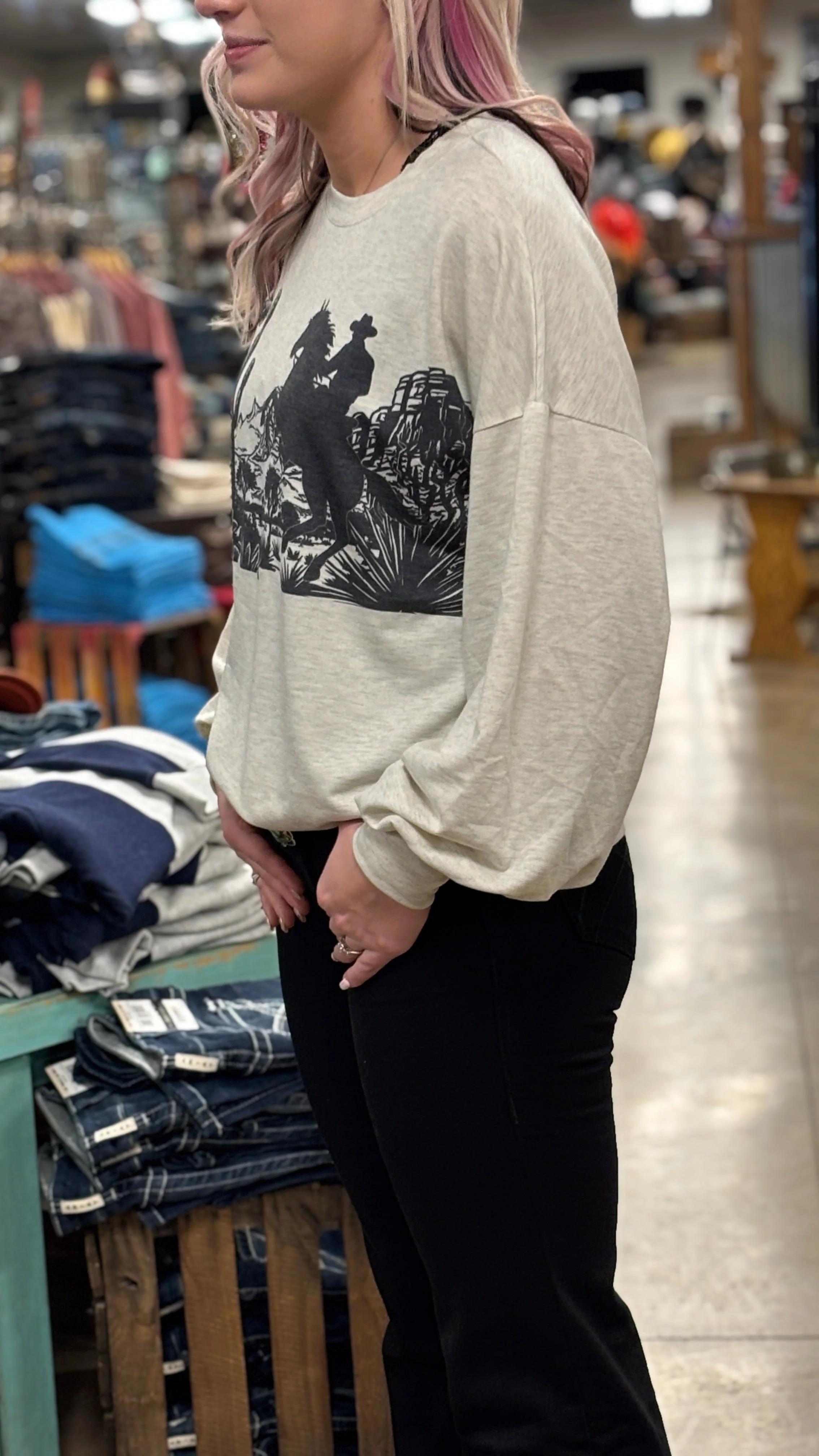 Western Wyoming Long Sleeve Tee - Image 4
