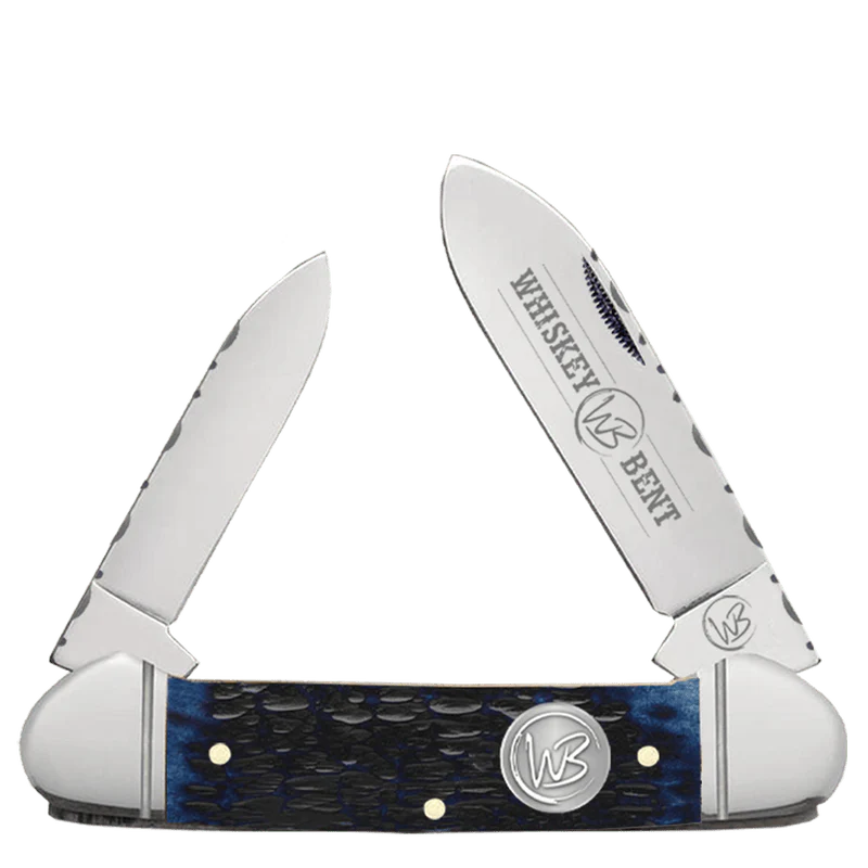 Whiskey Bent Knife ~ Canoe Filework ~ Blueberry
