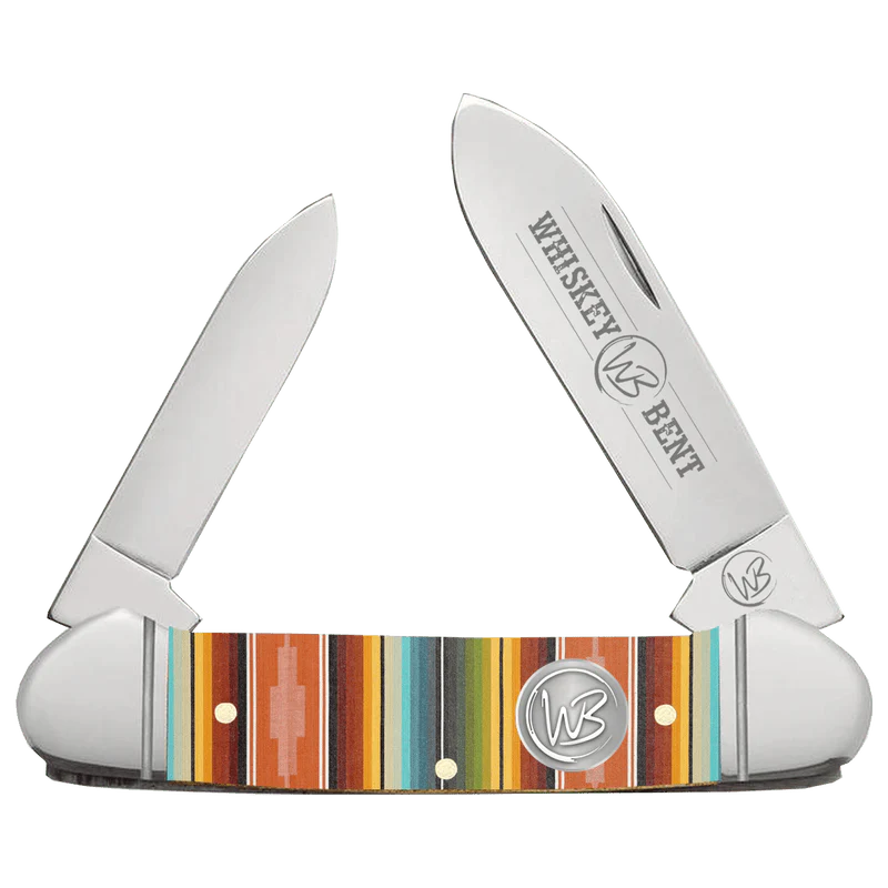 Whiskey Bent Knife ~ Canoe ~ Serape Sunrise