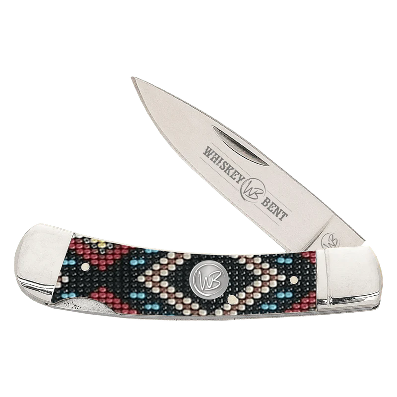 Whiskey Bent Knife ~ Lock Blade ~Black Diamond