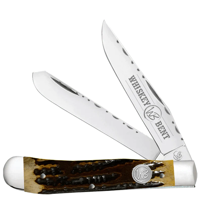 Whiskey Bent Knife ~  Trapper Filework ~ Honey Badger