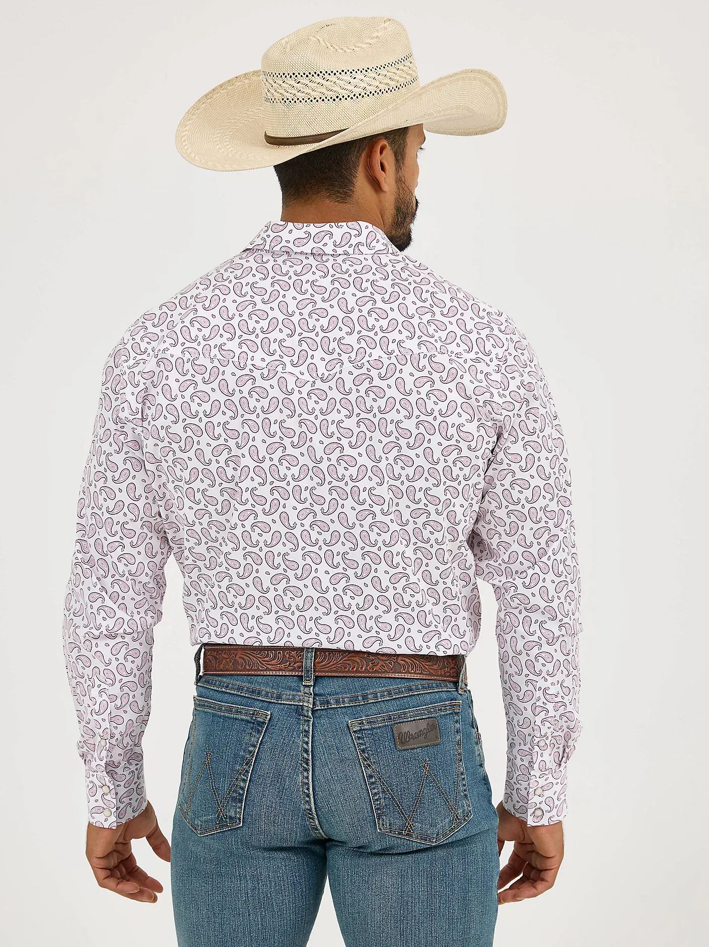 Wrangler 20X Competition Shirt ~ Pink Sangria - Image 2