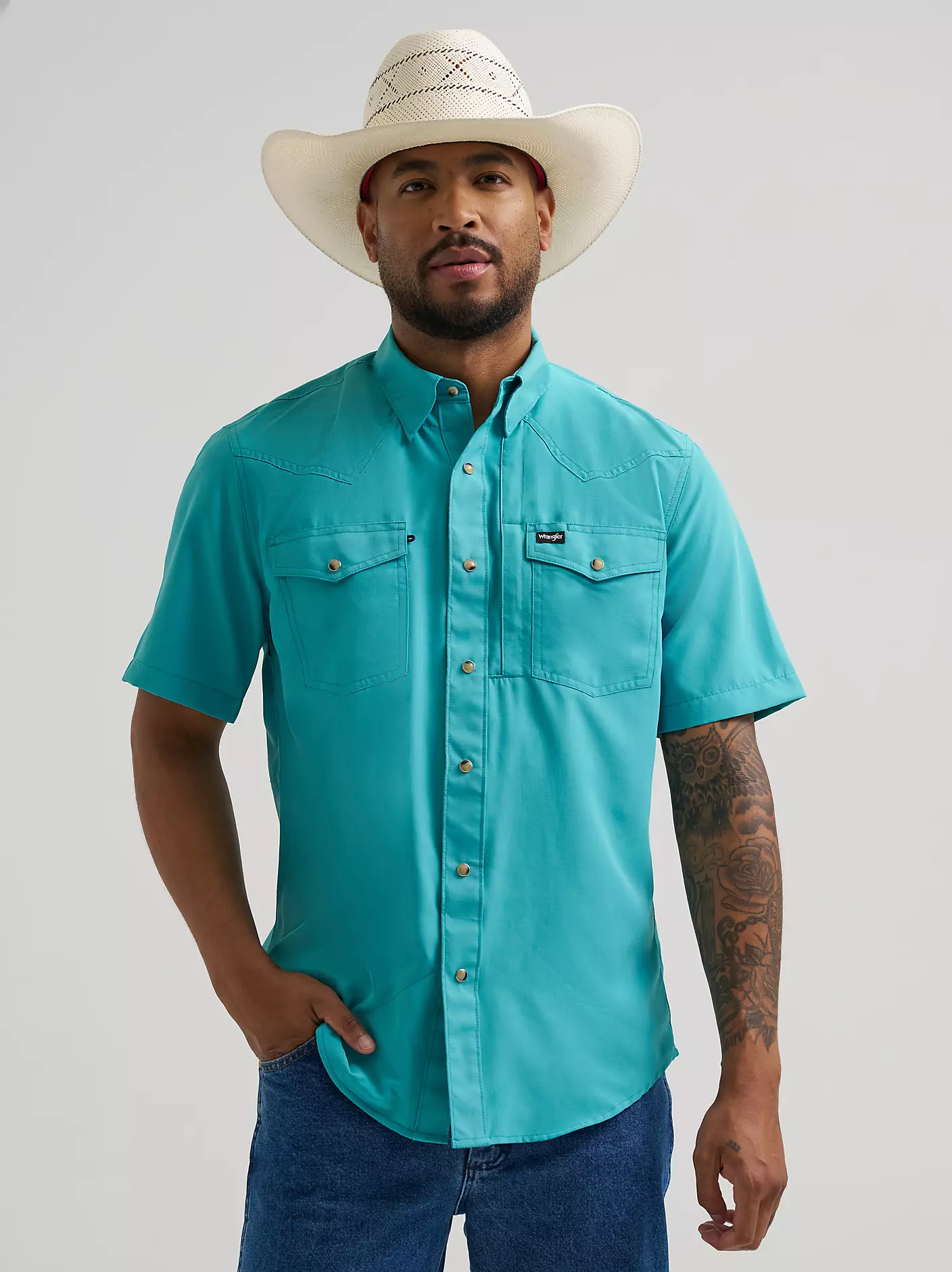 Wrangler All Terrain Performance Shirt ~ Latigo Bay