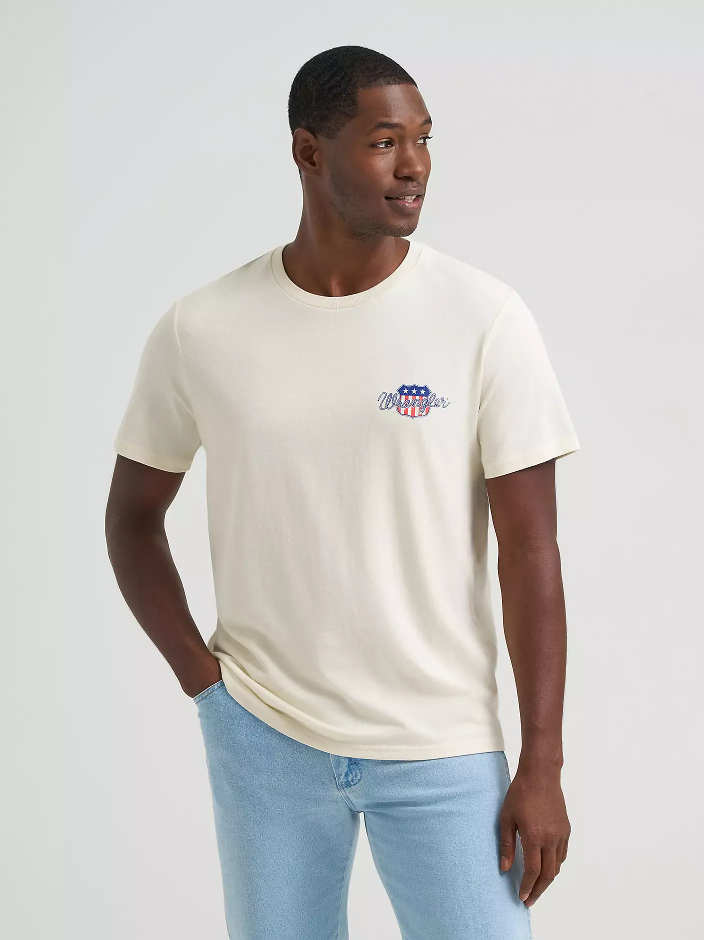 Wrangler American Flag Pole Tee - Image 2
