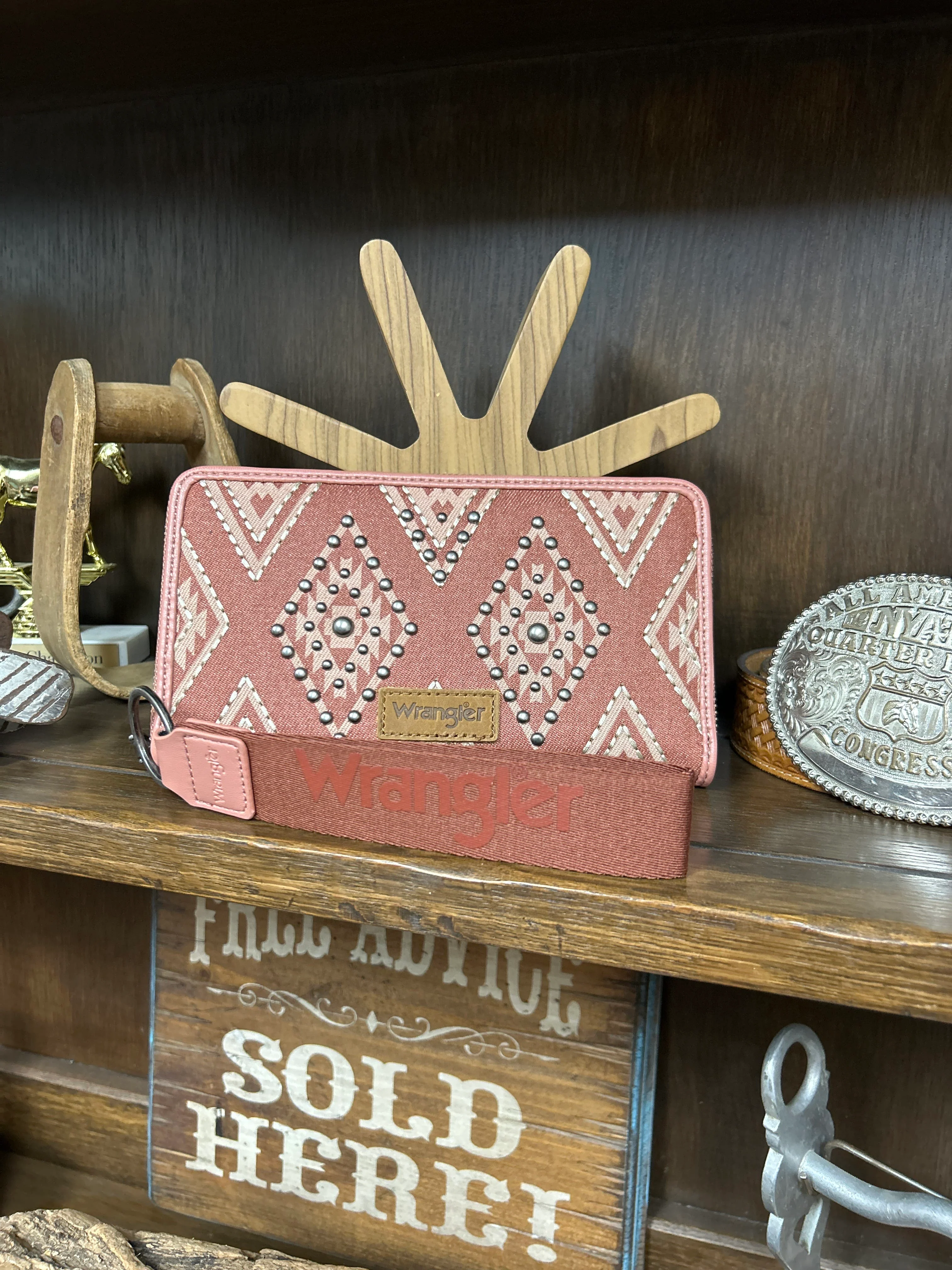 Wrangler Aztec Studded Wallet/Wristlet - Image 2