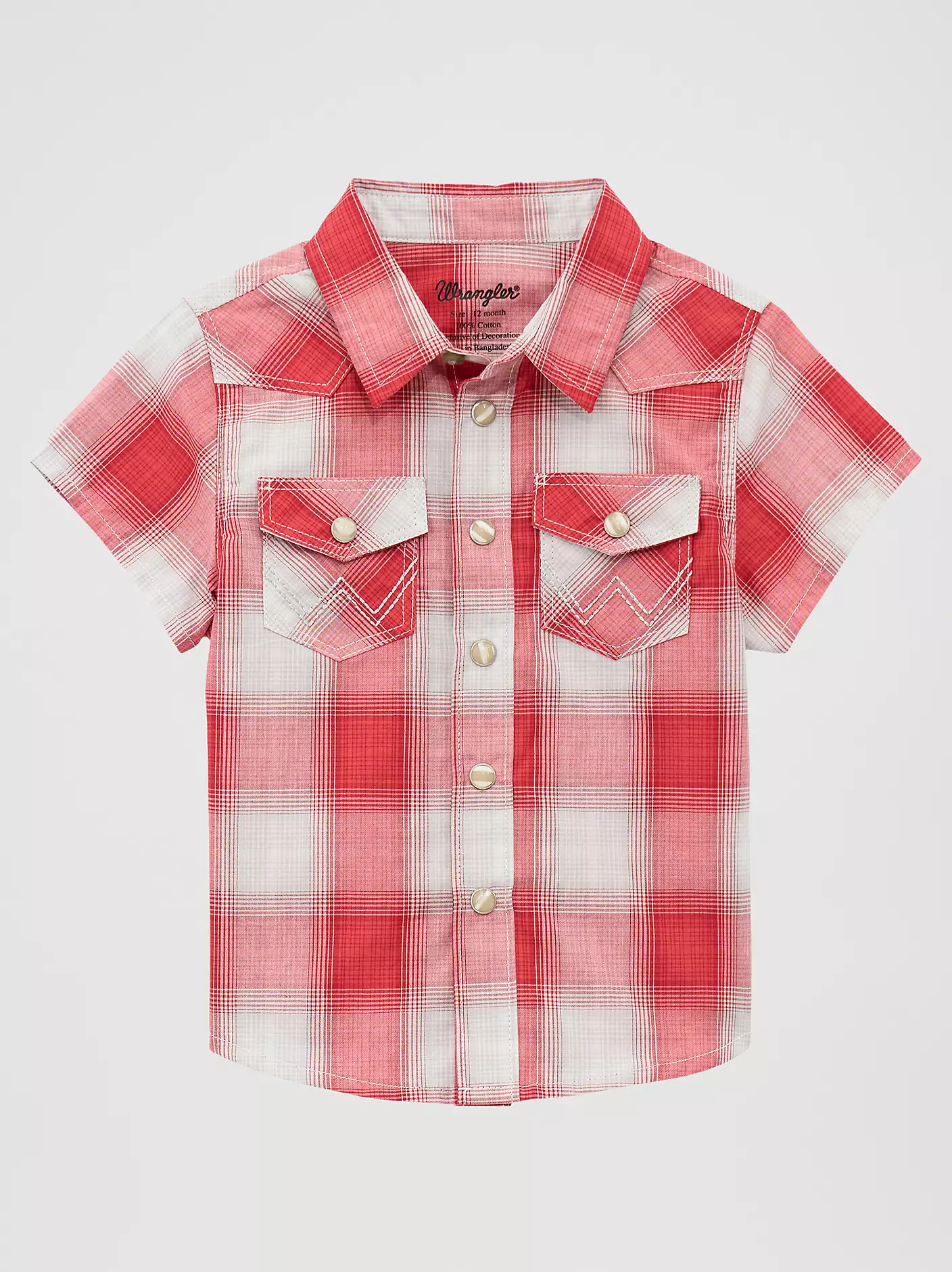 Wrangler Baby Shirt ~ Red