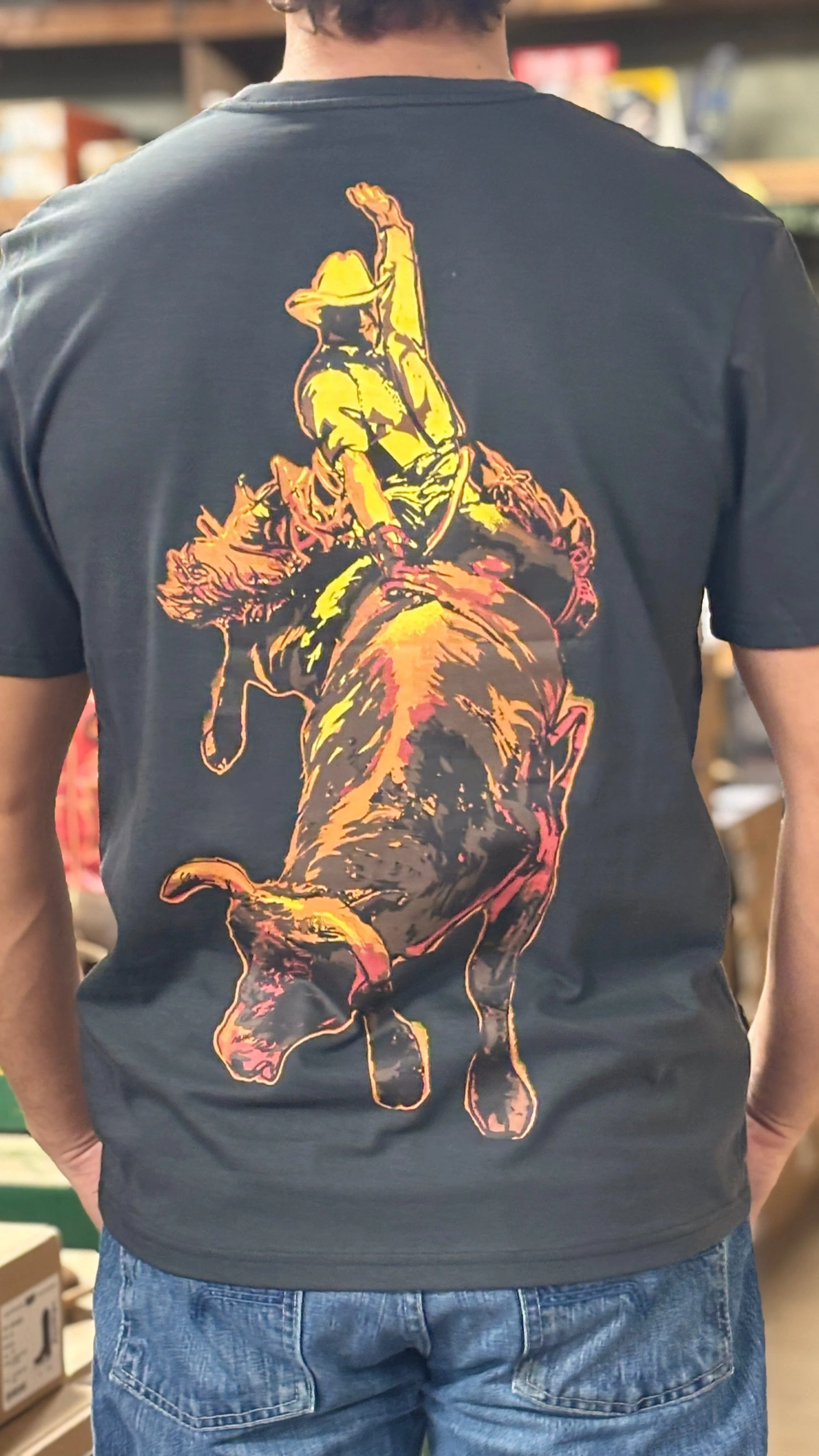 Wrangler Bucking Cowboy Tee