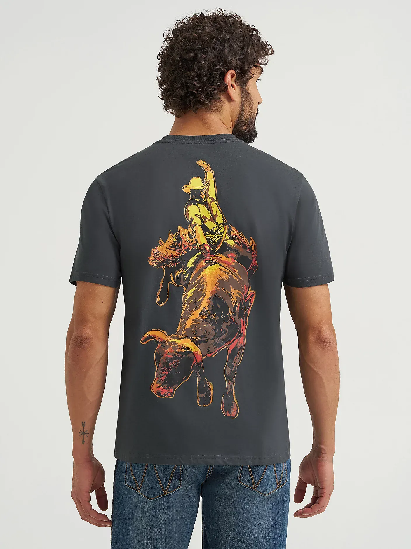 Wrangler Bucking Cowboy Tee - Image 3