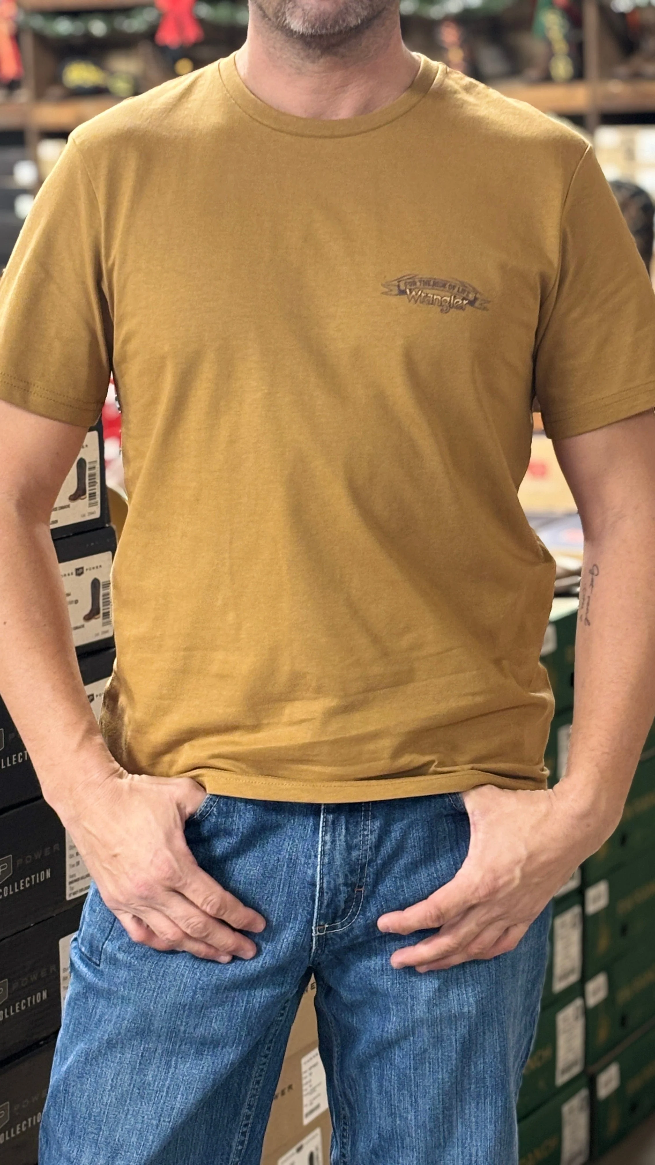 Wrangler Bucking Cowboy Tee