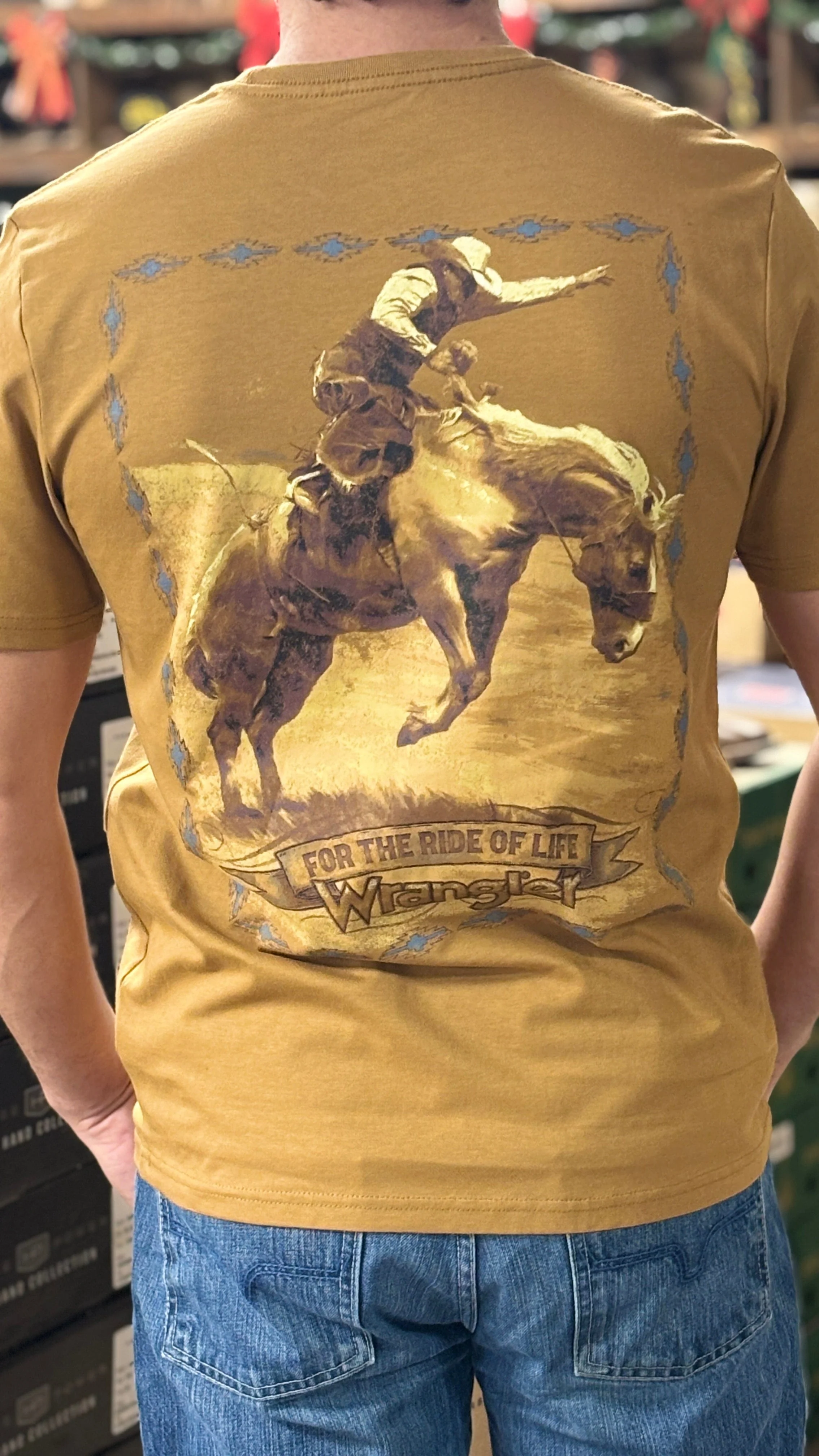 Wrangler Bucking Cowboy Tee - Image 2