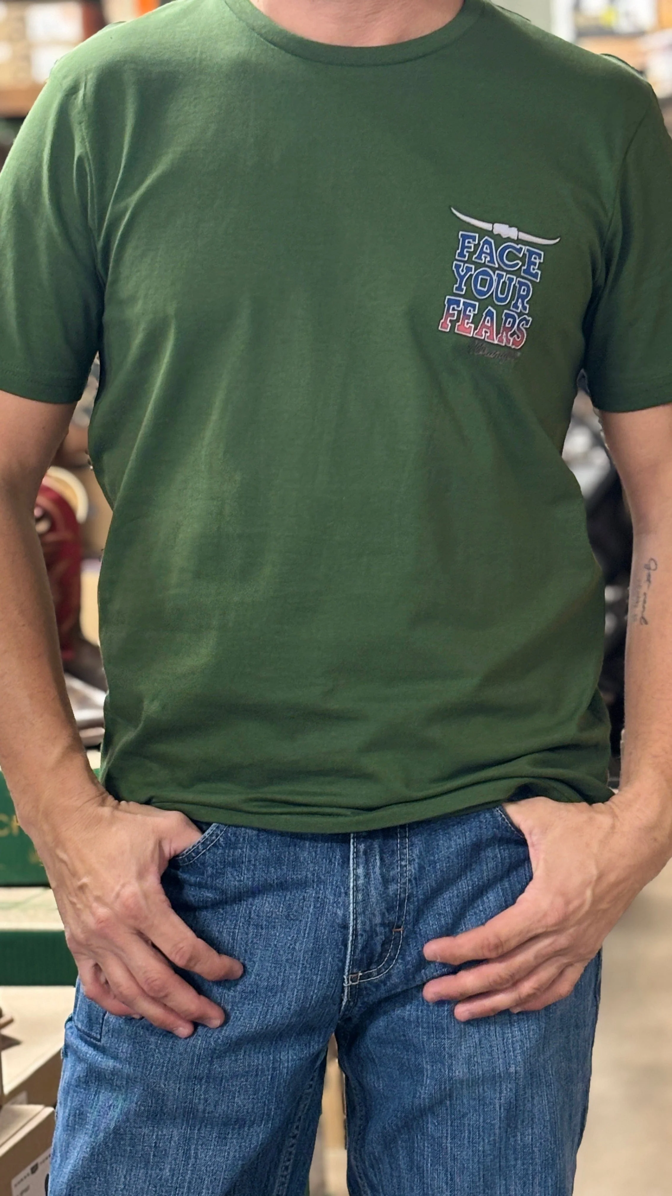 Wrangler Face Your Fears Tee - Image 2