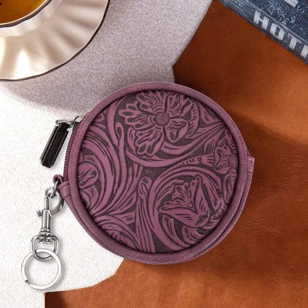 Wrangler Floral Tooled Coin Pouch - Image 4