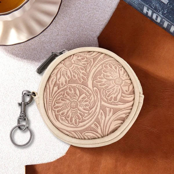 Wrangler Floral Tooled Coin Pouch - Image 5