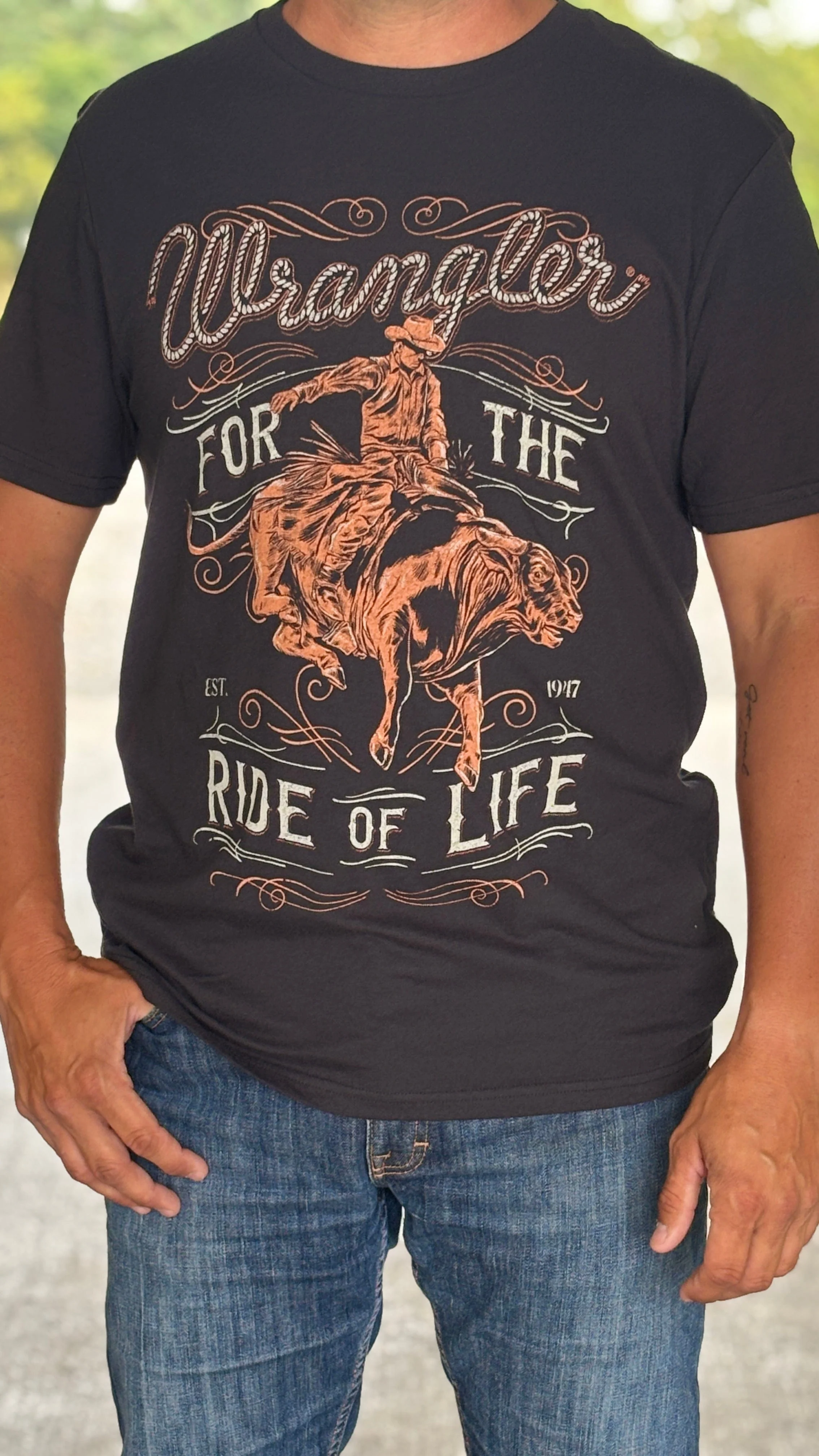 Wrangler For the Ride of Life Tee