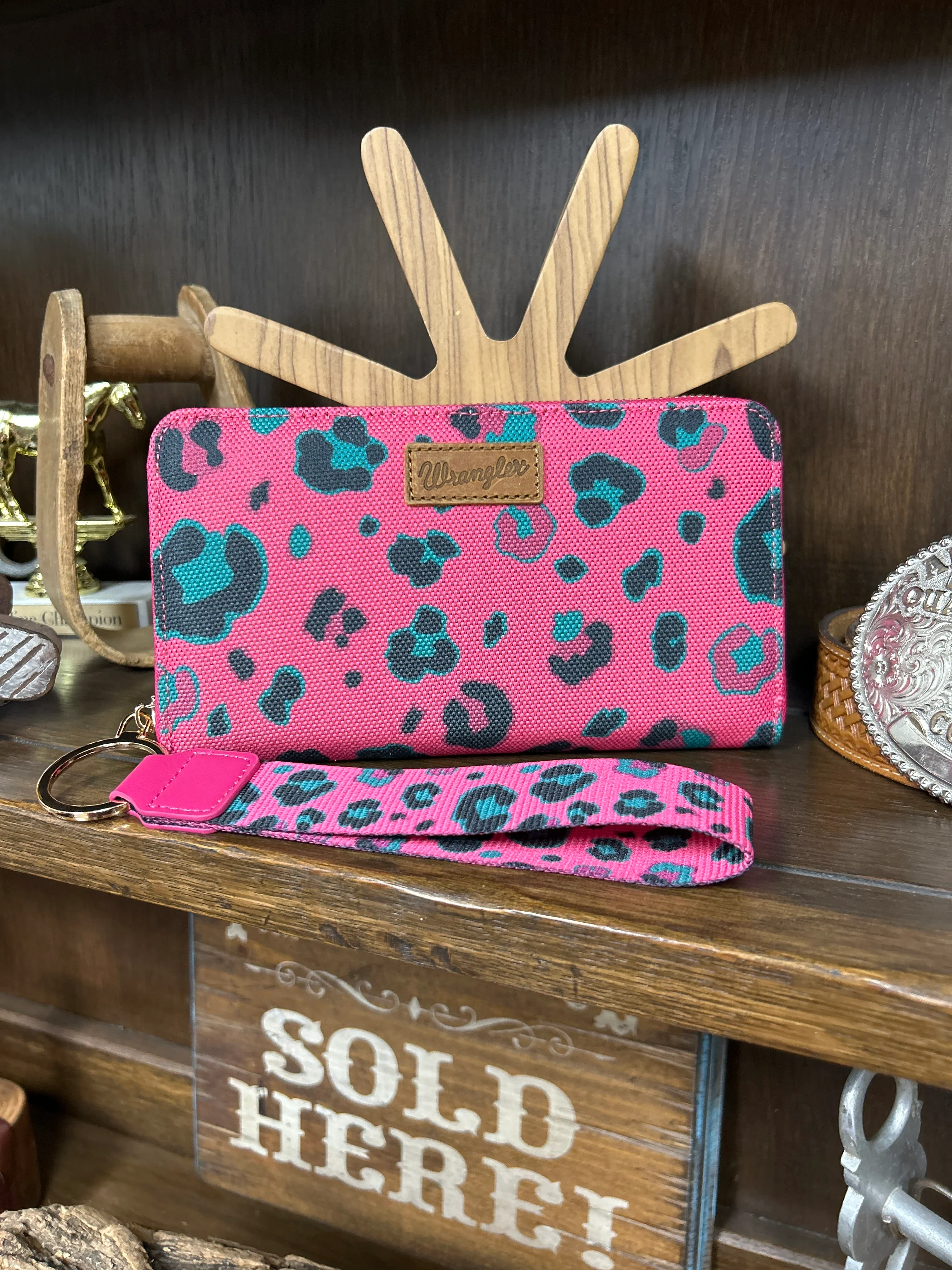 Wrangler Leopard Print Wallet/Wristlet - Image 2