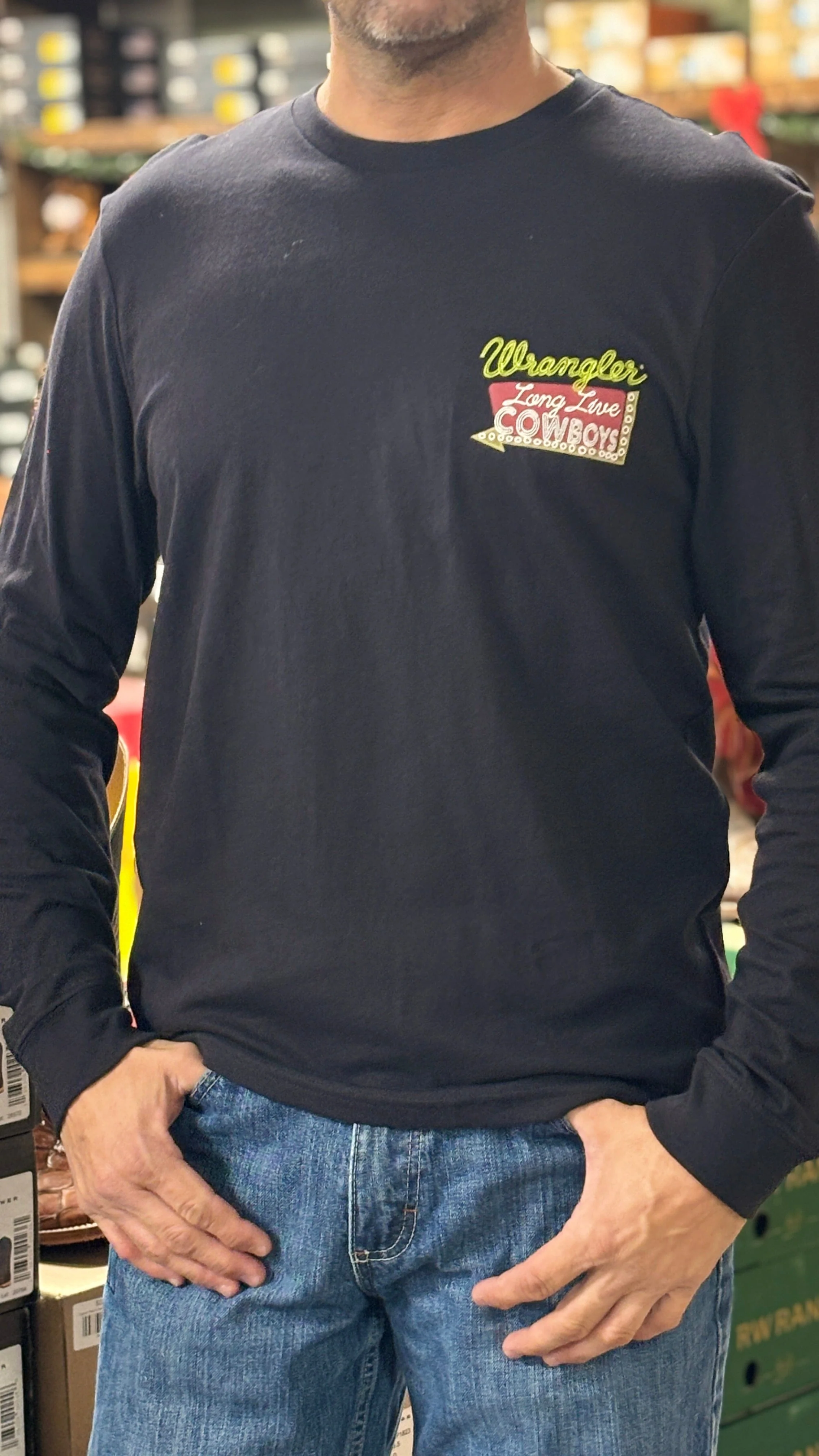 Wrangler Long Live Cowboys Tee - Image 2