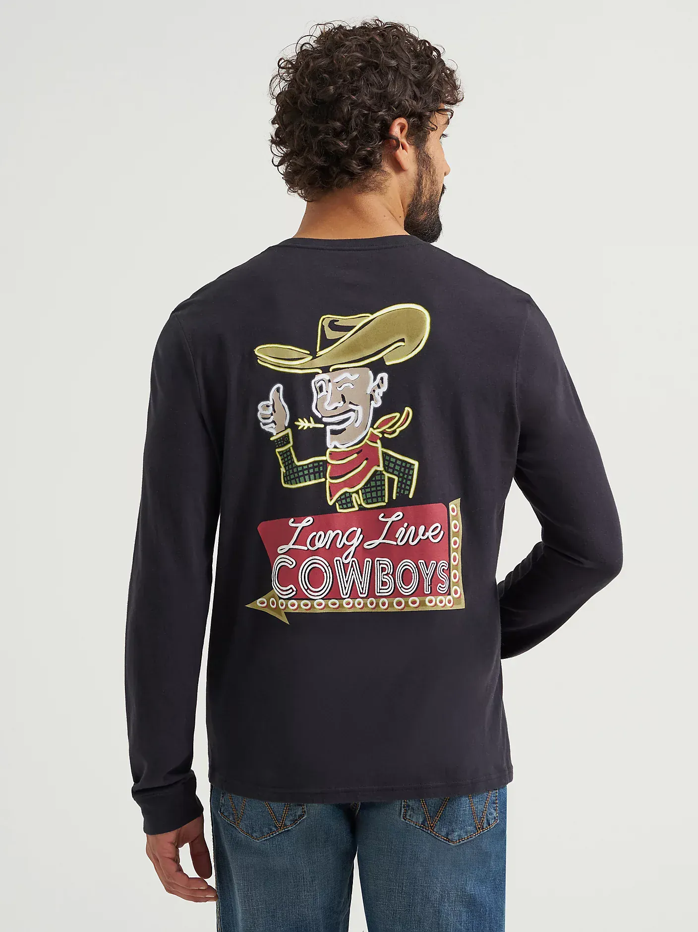 Wrangler Long Live Cowboys Tee - Image 3