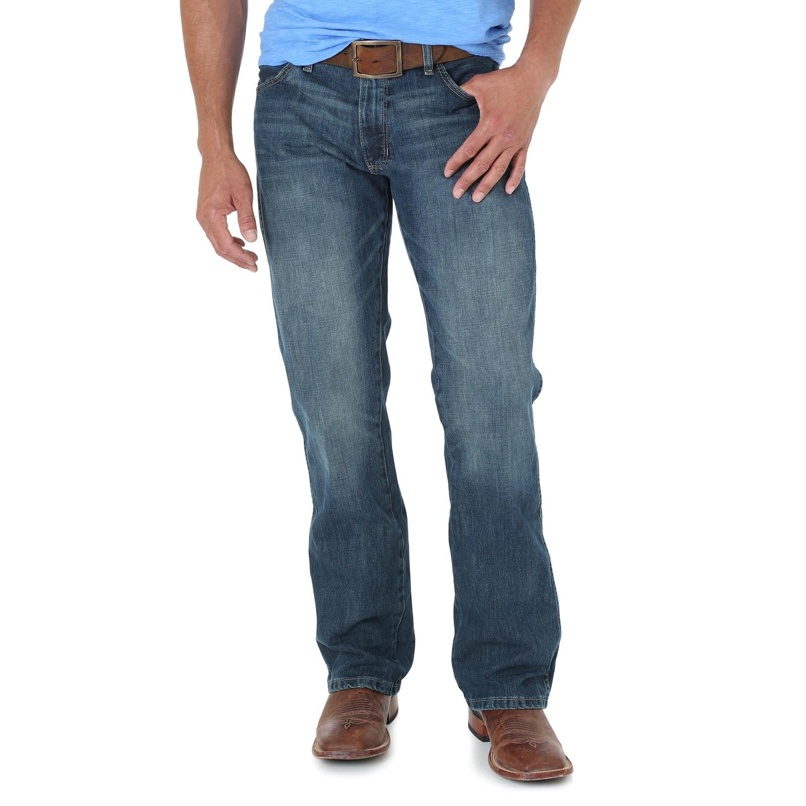 Wrangler Retro Slim Boot ~ River Wash - Image 2