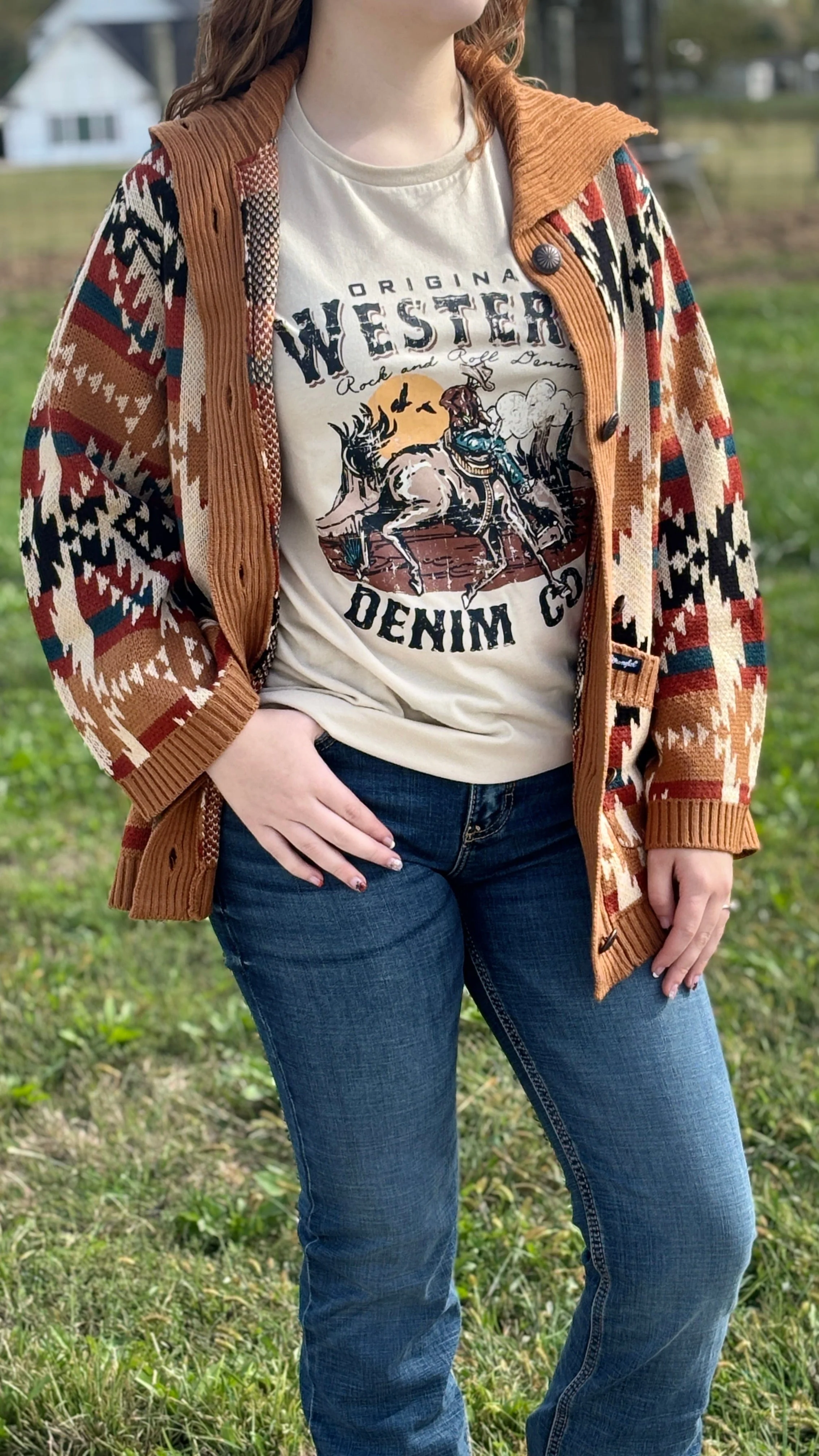 Wrangler Retro® Western Cardigan